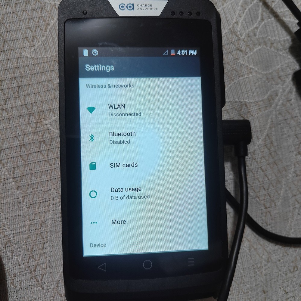 Wizard POS Q3 Machine With Charger