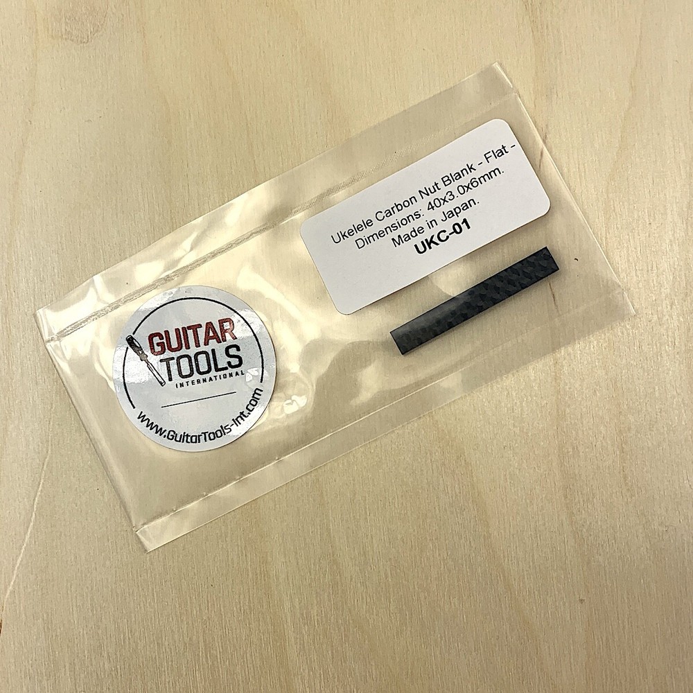 Ukelele Carbon Nut Blank - Flat - UKC-01