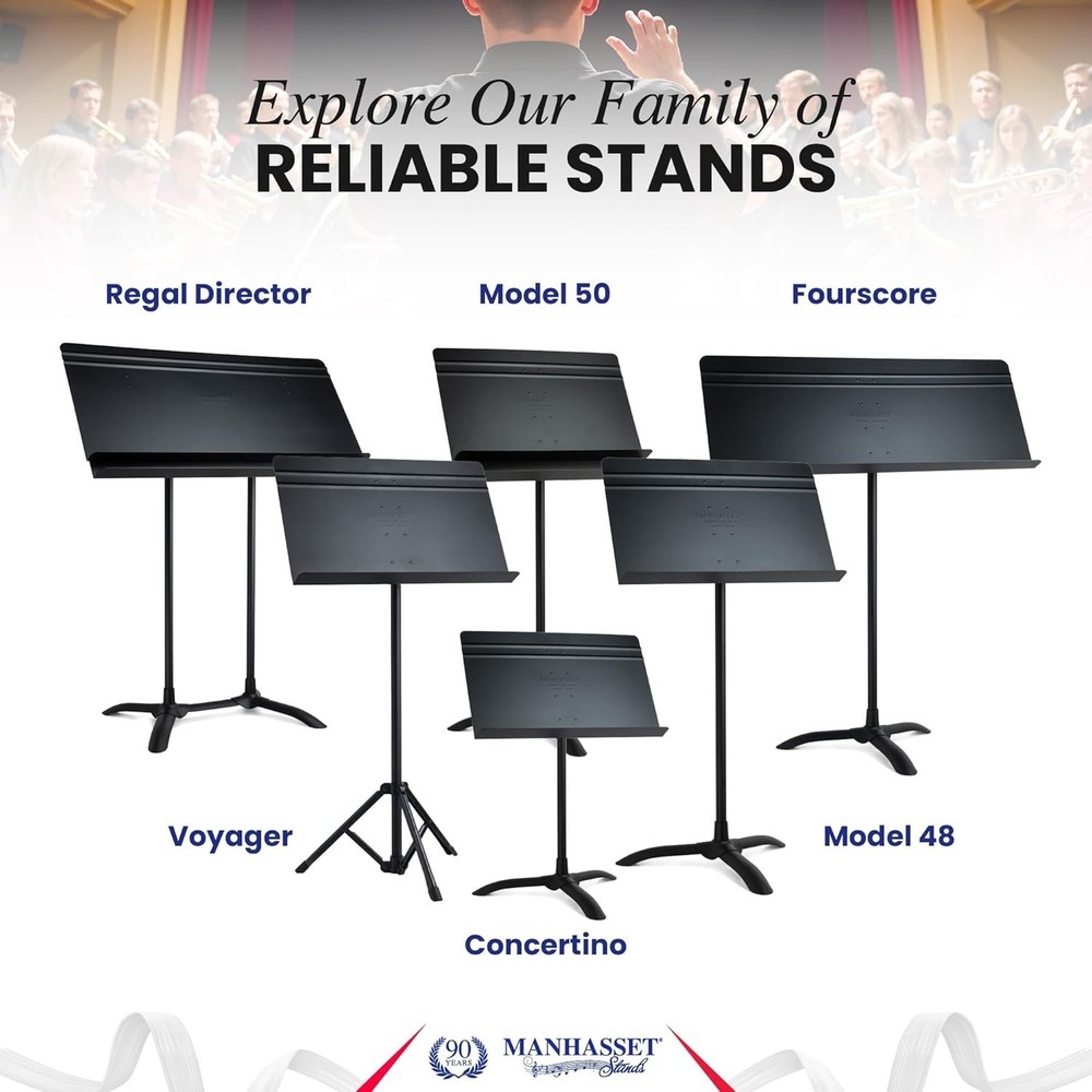 Professional Grade Music Stand - Easy Adjustability