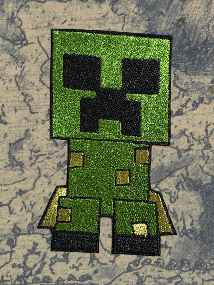 Minecraft Embroidery Patch 7" & 10"