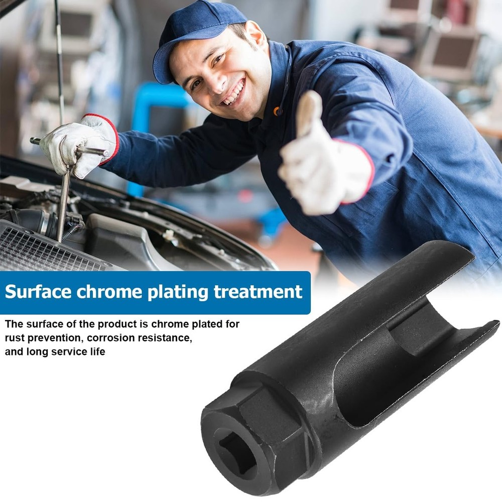 Osilly Car Oil Pressure Sensor Socket, 6 Small Opening, Black Opening