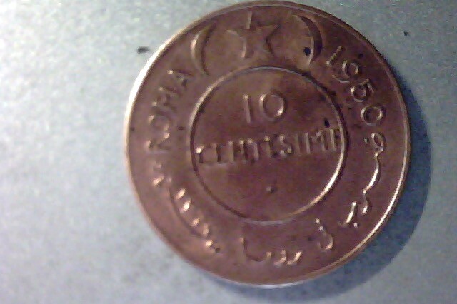 SCARCE 1950 SAMALIA 10 CENTIME - UNC