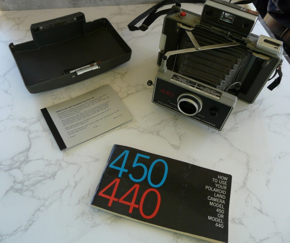 Vintage Polaroid Land Camera 440 Untested