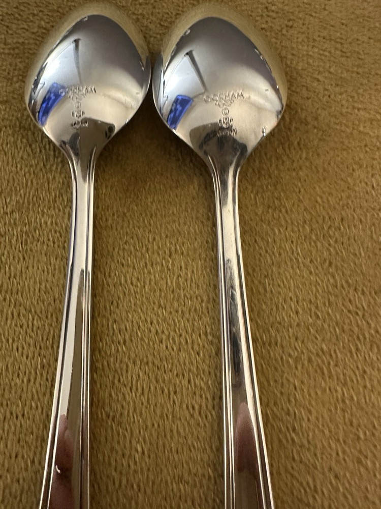 GORHAM SILVERPLATE CALAIS JAPAN (2) TEASPOONS