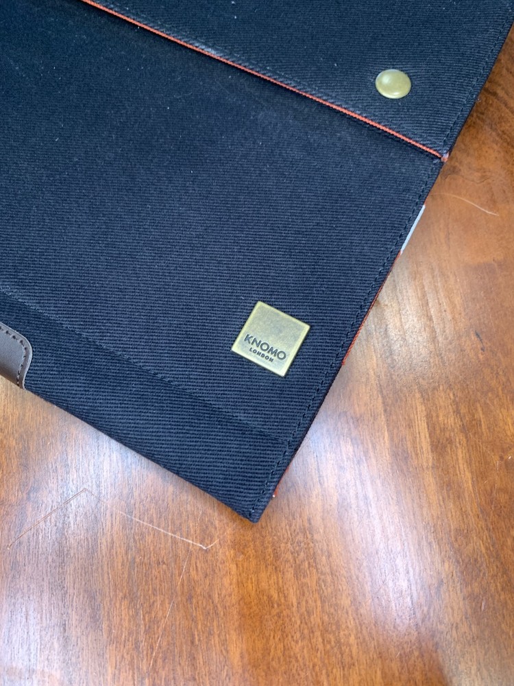 Knomo London Brompton folding tech portfolio stylish work folio organizer Large