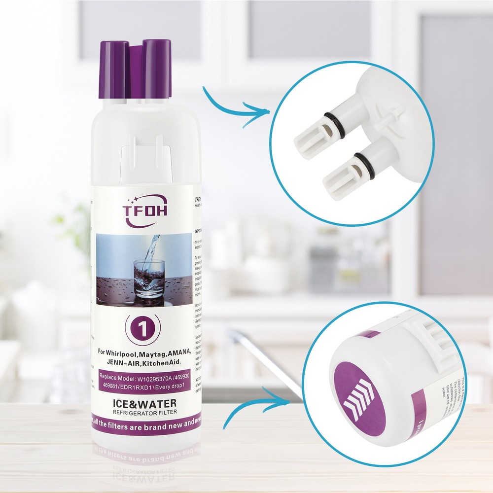 For Refriger²ator Ice Replacement For W10295²370A EDR1²RXD1 Filter 1 9081（2PACK）