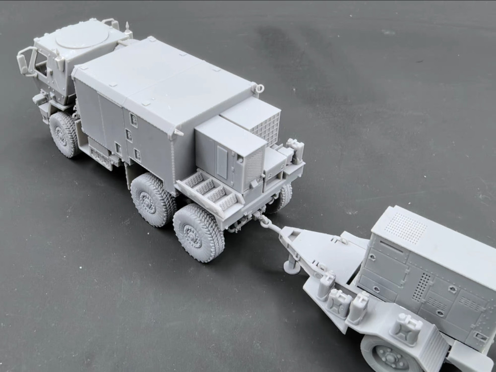 3D printed 1/87 Modern US AN/VPC-95 Communication Subsystem Unpainted model Kit