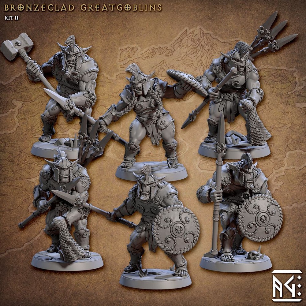 Bronzeclad Greatgoblins | Artisan Guild Miniatures