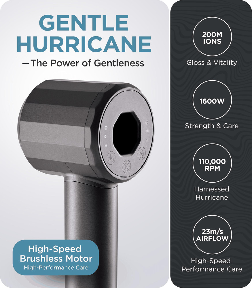 Hair Dryer (Gray)