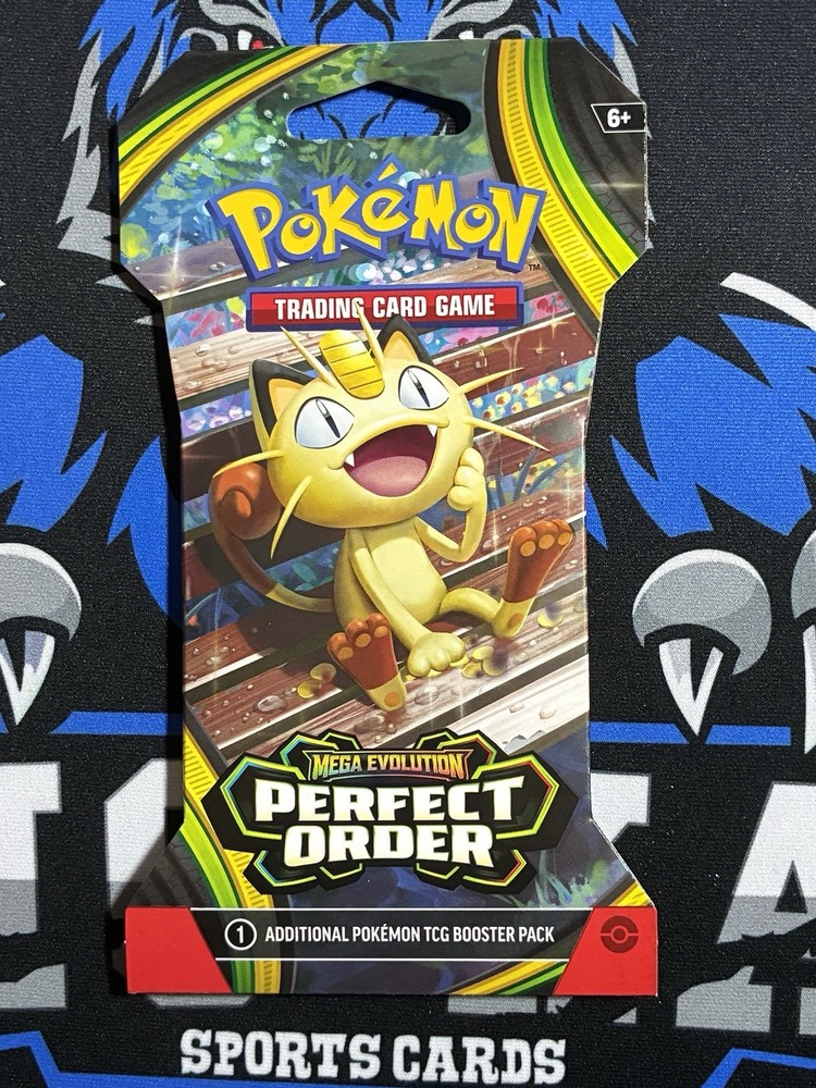 Pokemon Mega Evolution Perfect Order Sleeved Booster Pack - Various Art