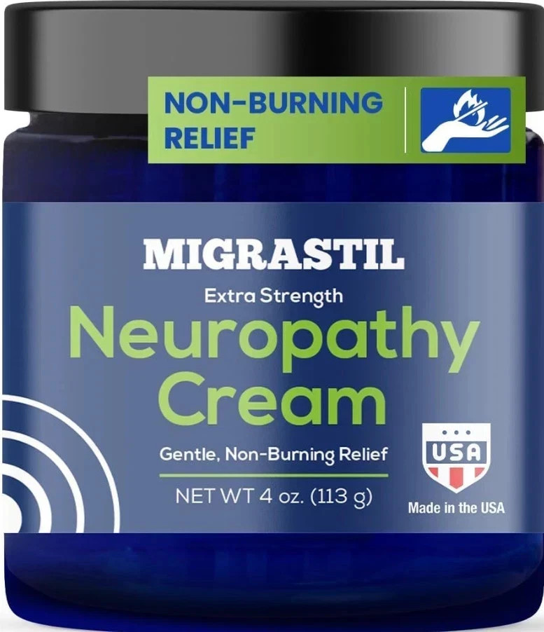 Basic Vigor Migrastil Neuropathy Relief Cream Extra Strength for Feet Legs an