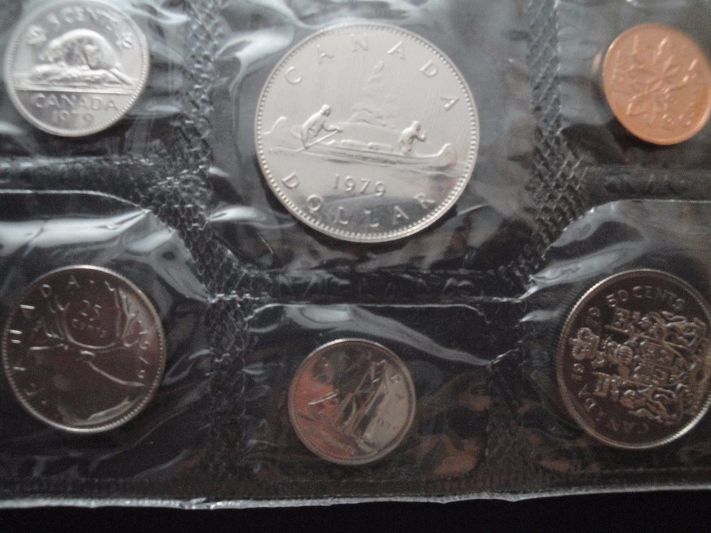 1979 Canada Uncirculated Proof Like Set in envelop with COA