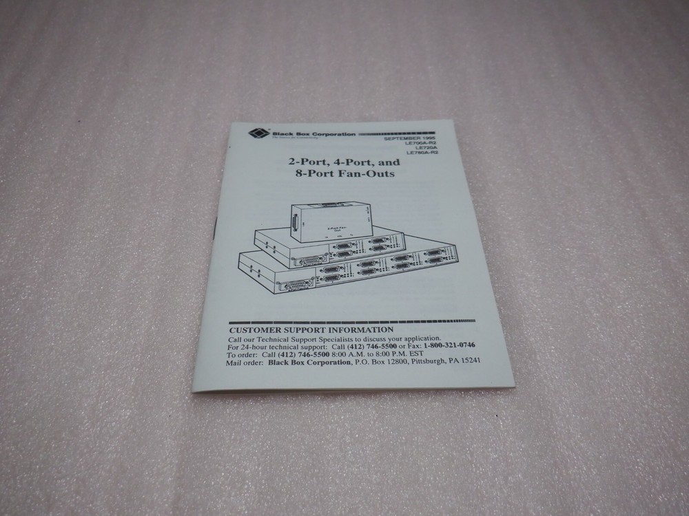 BLACK BOX MULTIPORT FAN-OUT TRANSCEIVER LE700A-R2