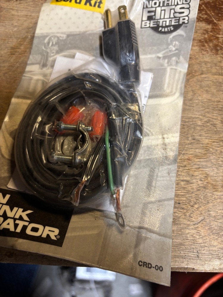 InSinkErator Garbage Disposal Power Cord Kit CRD-00 NOS