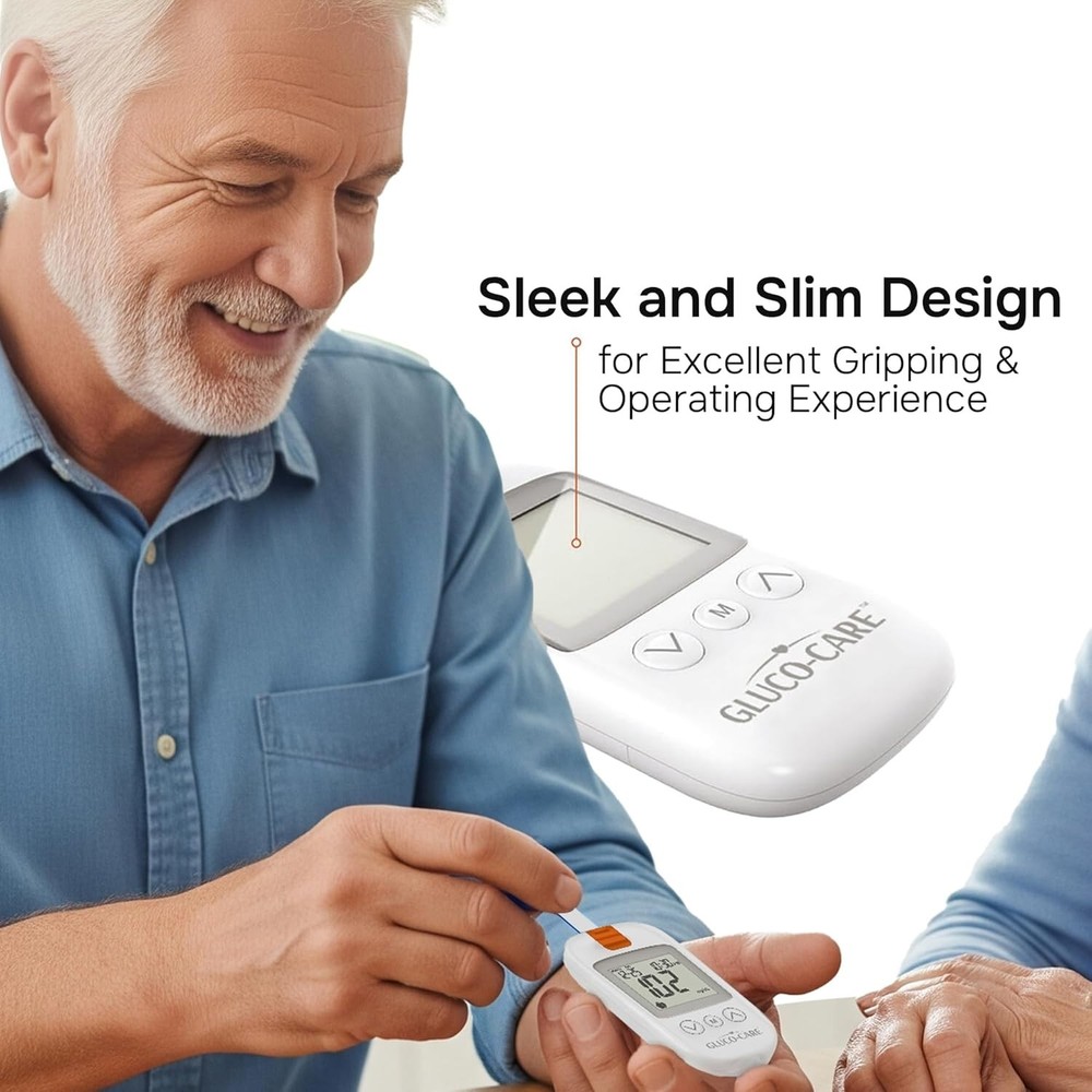 Comprehensive Glucometer Kit: Accurate Readings, 500 Memory & Easy Calibration