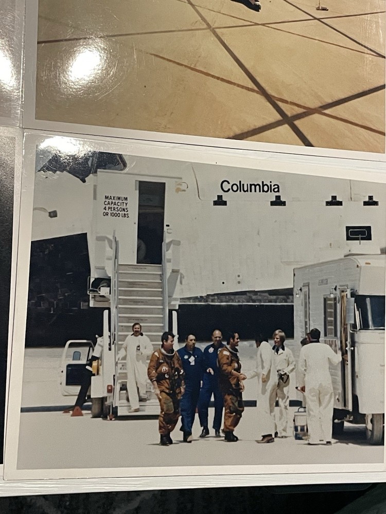 NASA Space Shuttle Columbia Photographs Astronauts Testing Training Edwards AFB