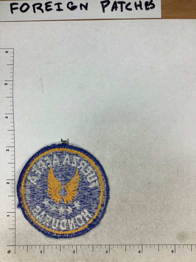 VINTAGE HONDURAN AIRFORCE PATCH