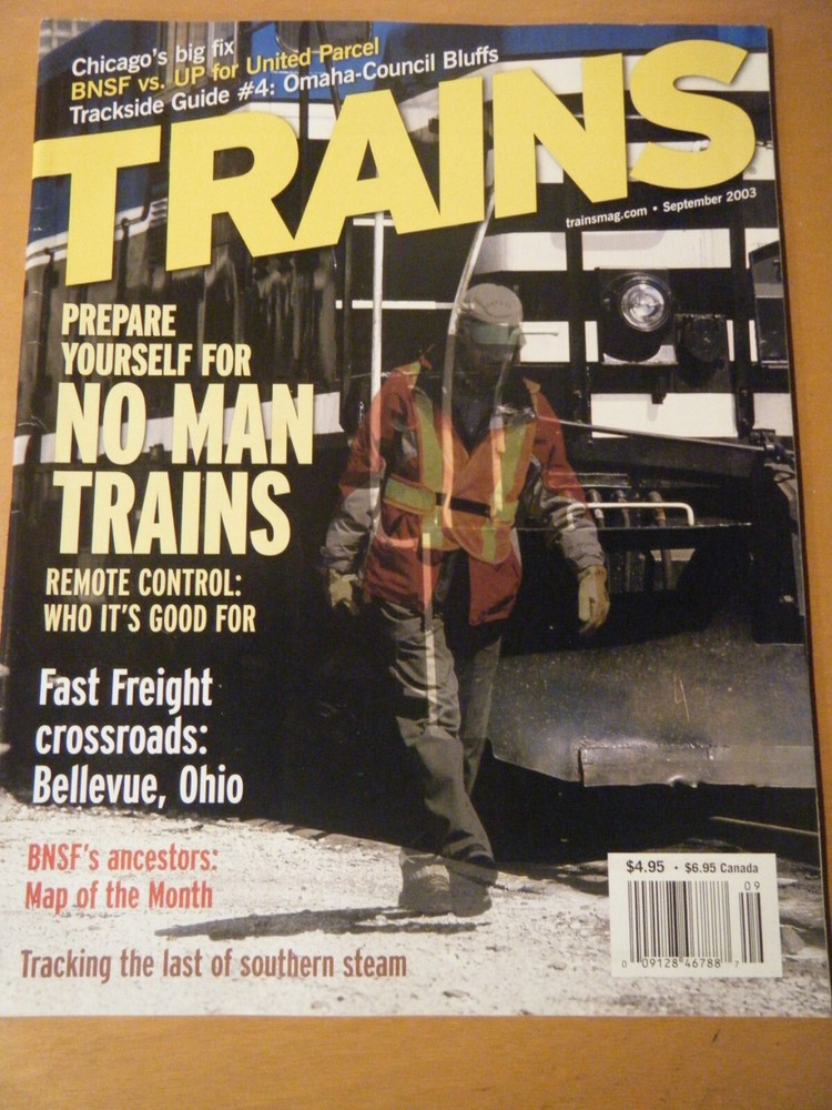 TRAINS - Magazine  September 2003 Back Issue