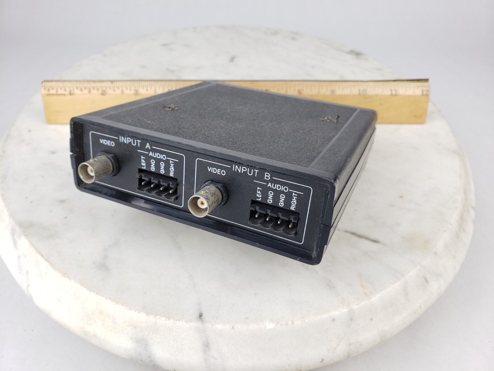 4x AMX AV2S Audio Video Switcher NTSC Sequential Security Camera CCTV 12 Volts