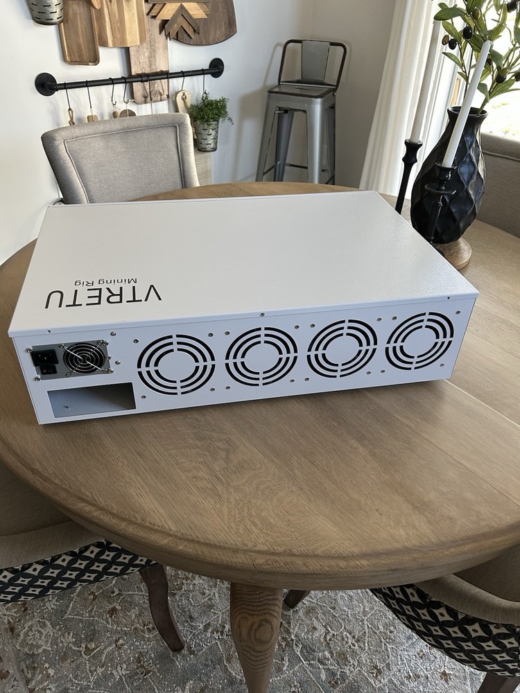 VTRETU 8 GPU AI Rig/Server Case 2000 watts NO Gpu's included