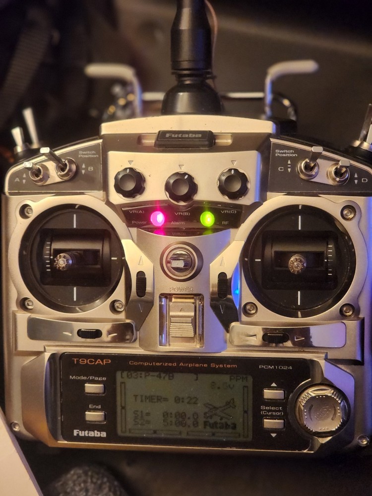 Futaba T9CAP PCM1024 Computerized Airplane System 2.4GHz