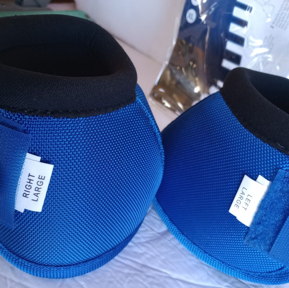 Professionals Choice Protective Boots Front Large Blue New-No Package