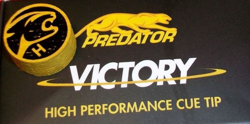 1 Predator Victory Tip - HARD - 8 Layered laminated Pool Cue Tip
