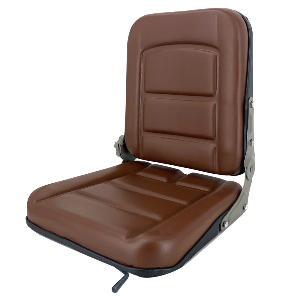 Universal Waterproof Seat Tractor Adjustable Dumper Forklift Mower Digger Brown