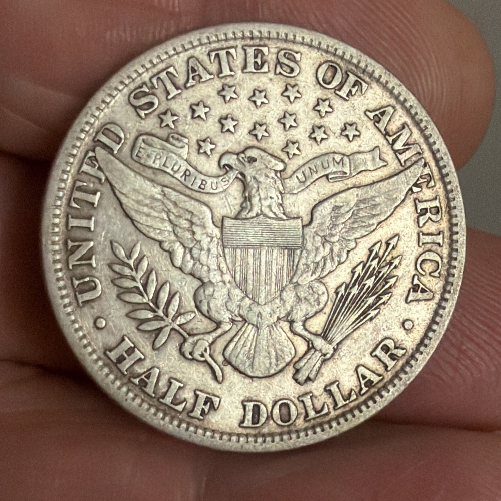 1898 BARBER HALF DOLLAR - NICE VF