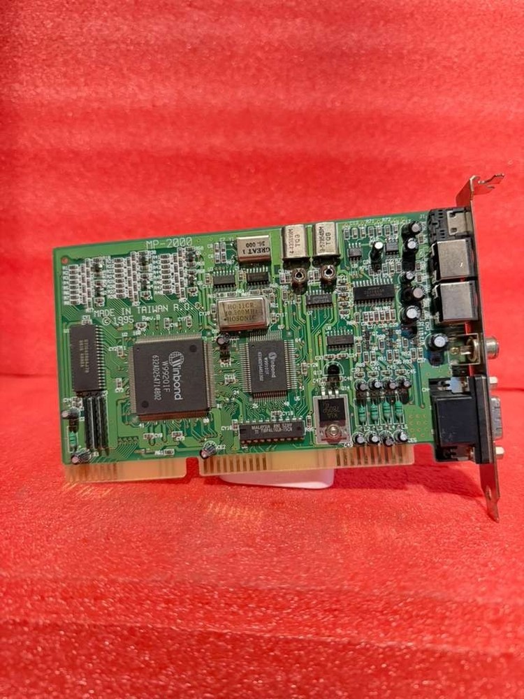 MP-2000 ISA Audio/Video Capture Card Vintage Retro Computing Frame Grabber