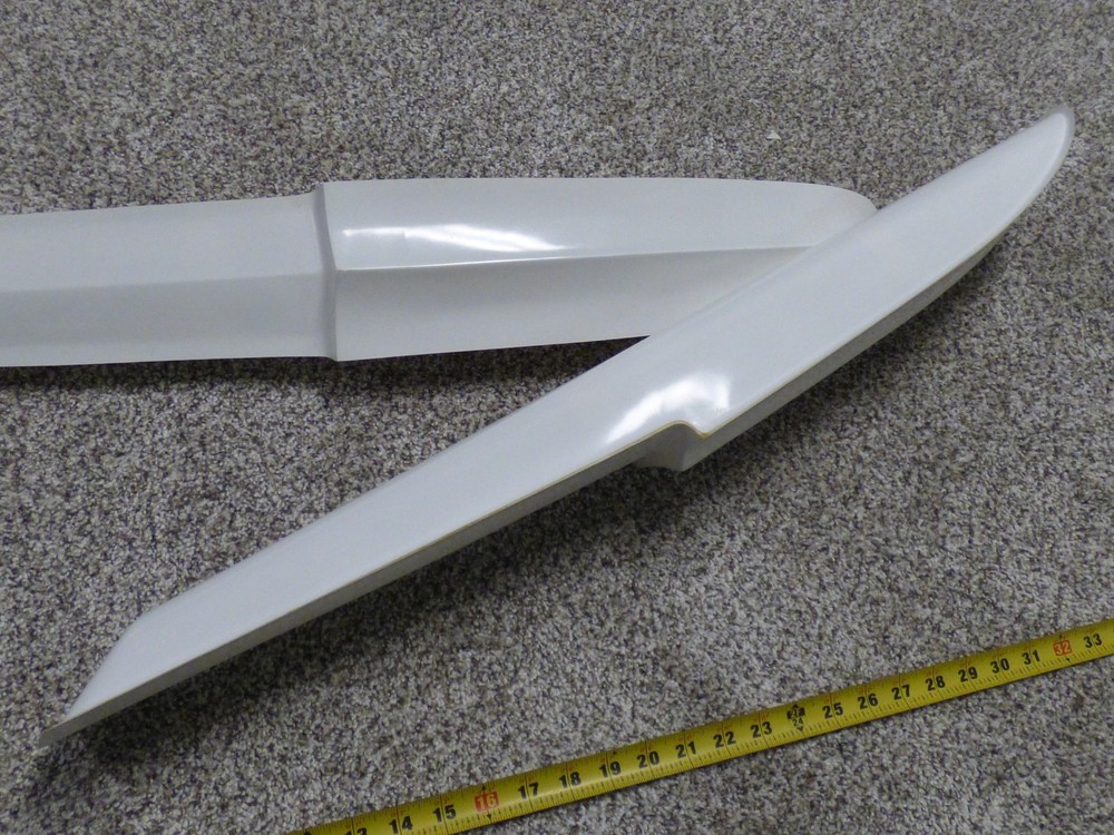 R/C Airplane Lightweight ABS Plastic Floats for Model Floatplanes 32"x4"