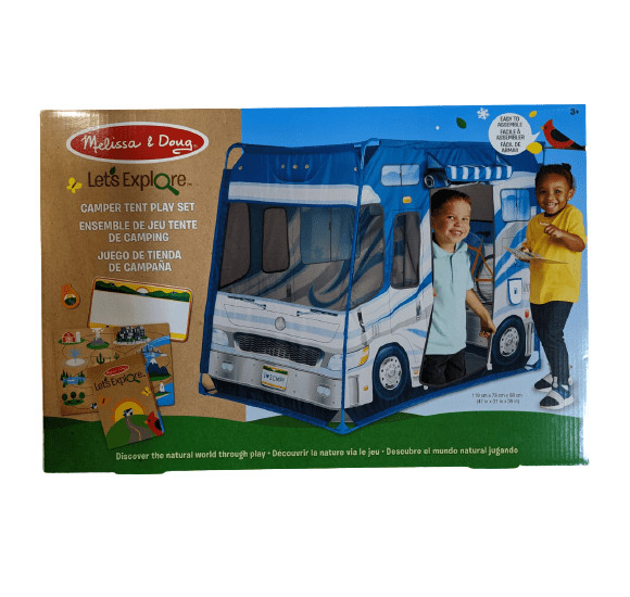 Melissa & Doug Let's Explore Camper Tent Play Set