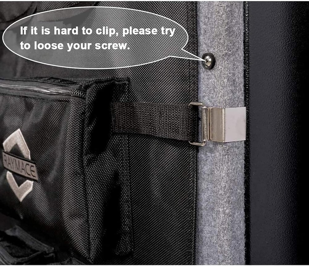 Gun Safe Door Panel Organizer Adjustable w Pistols holsters Documents Storage