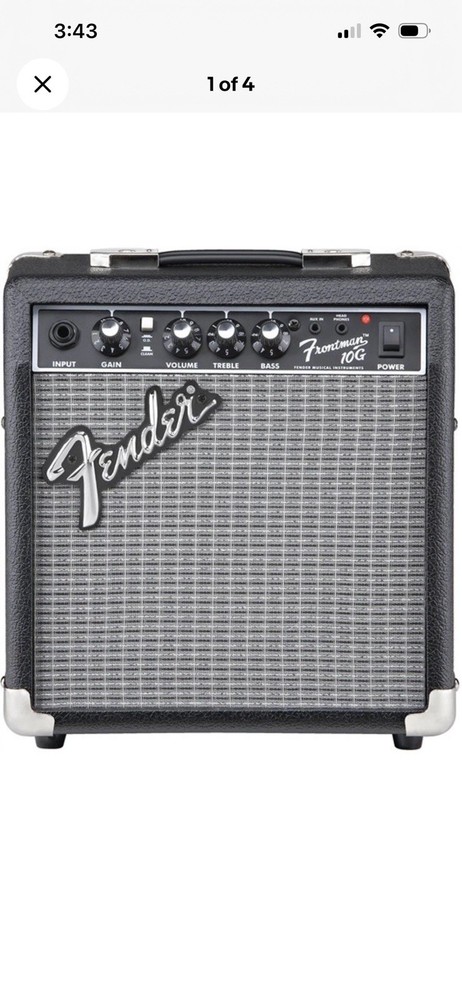 Fender Frontman 10G Guitar Combo Amplifier - Black