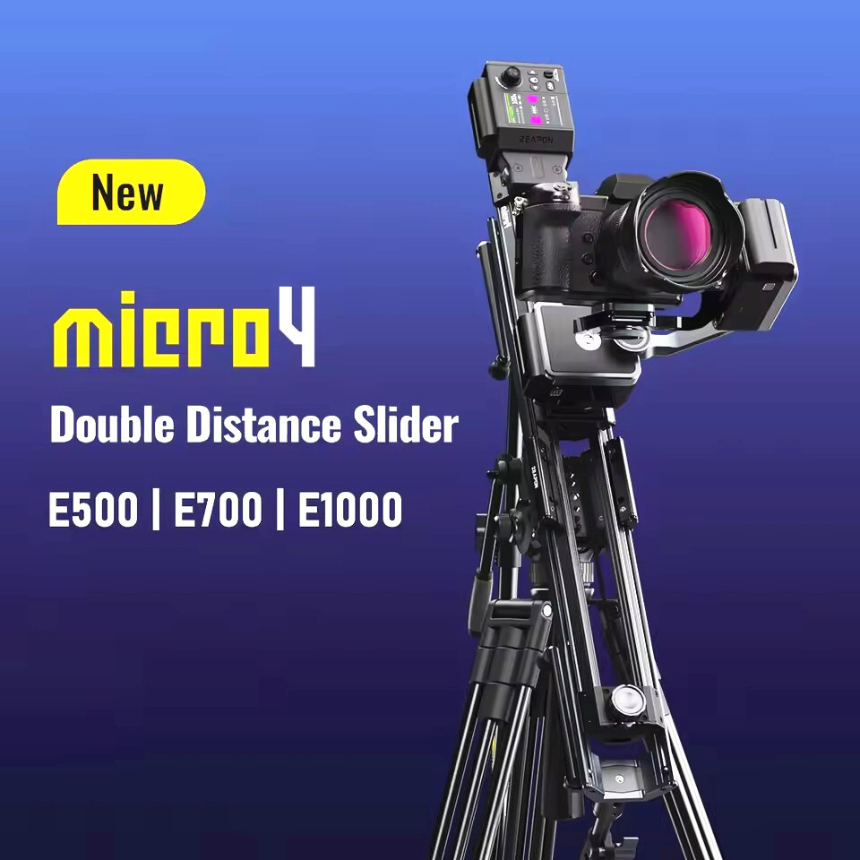 ZEAPON Micro3 Micro4  E500 E700 E1000 M500 M700 M1000 Motorized Camera Slider