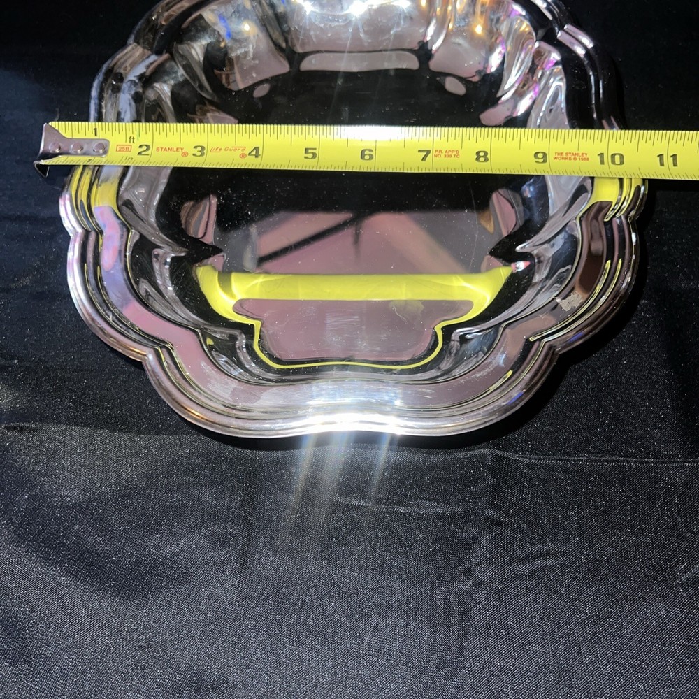 Vintage Silver Plated Dome Cover Footed Serving Dish