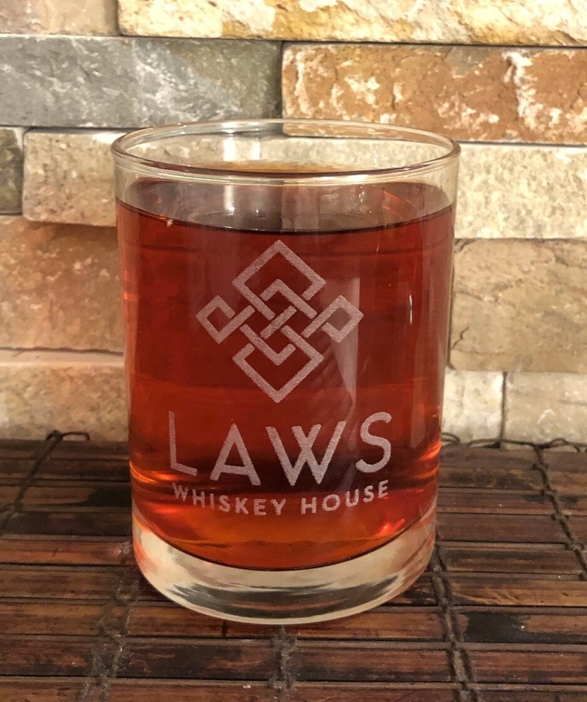 LAWS Collectible Whiskey Glass 8 Oz