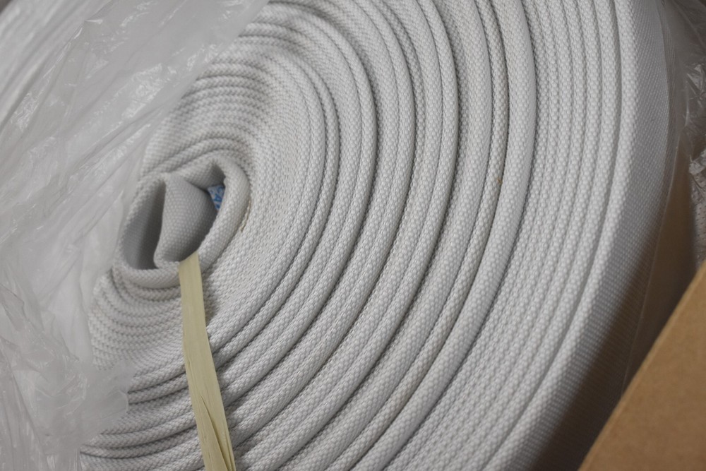 Dixon Mill Hose Uncoupled 3-3/4" 100 ft 2 Jacket White Fire Hose Replacement