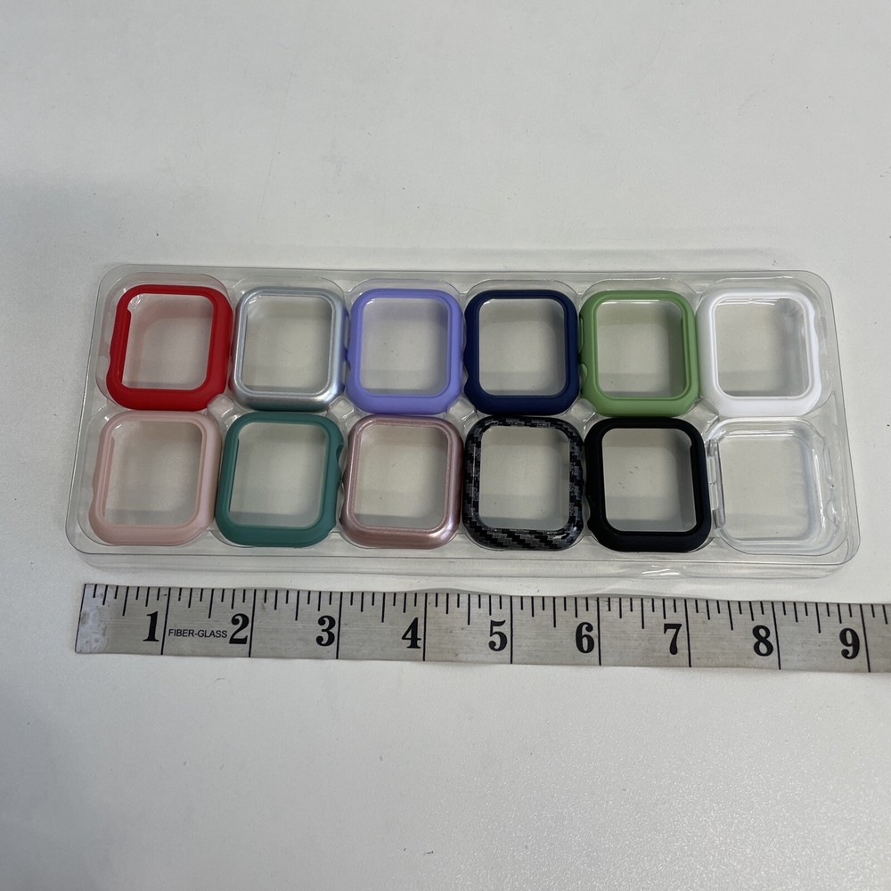12 Pack 40mm Smart Watch case (No screen protection inc) multicolor options