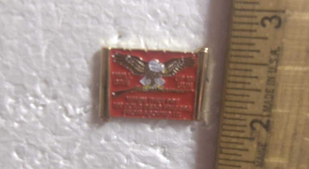 I Will Give Up My Gun … Pin