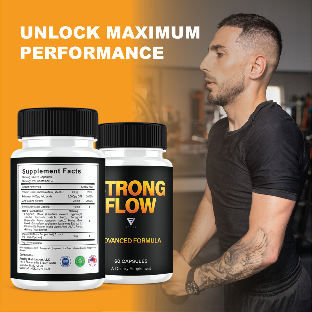 Strong Flow Prostate Capsules, StrongFlow Max Formula (60 Capsules)