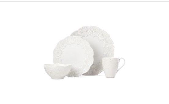 Lenox Chelse Muse Scallop 4-Pc. Place Setting