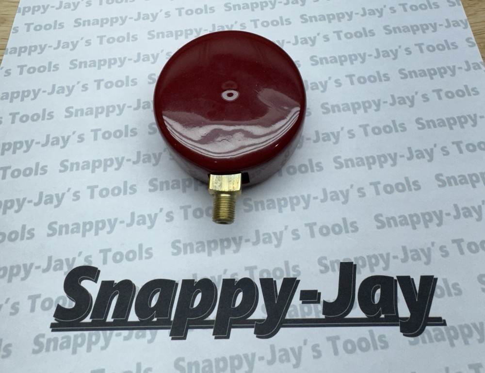 Snap-on Tools NEW 300PSI REPLACEMENT Compression Gauge WITH RED BOOT EEPV5-300G