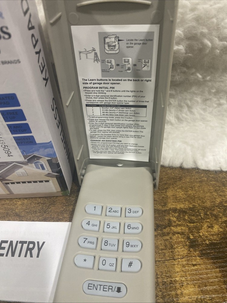 Universal Garage Door Opener Keypad