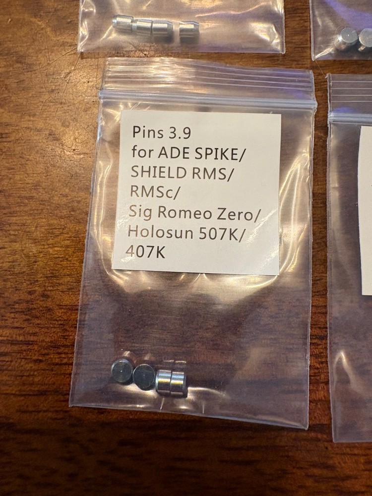 ADE Advanced Optics Optic Plate Pin Kit OEM