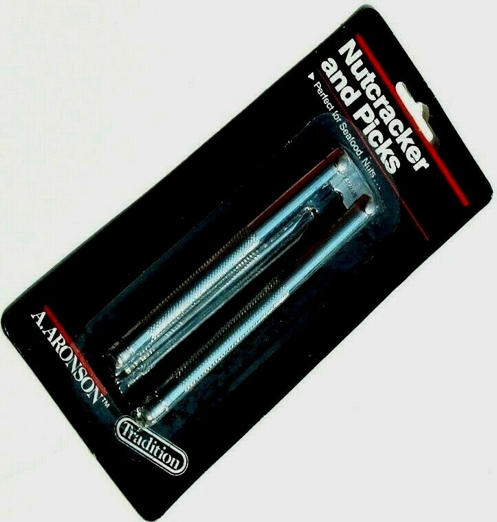 Aronson Chrome Nutcracker W Picks Spring Loaded Seafood Lobster