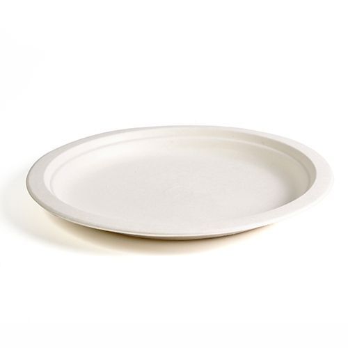 Green Wave TW-POO-010H 9" Evolution White Bio Round Plate Heavy Wt., 500/CS