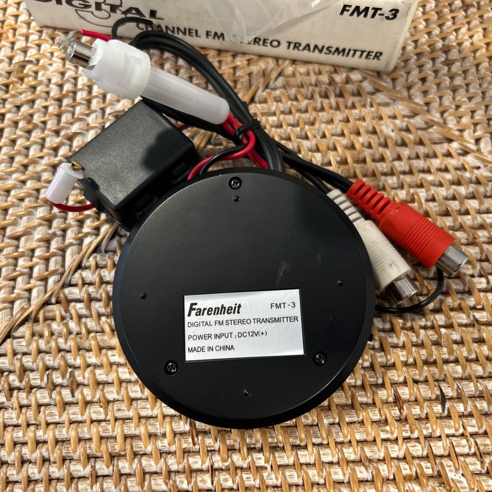 Digital 3 Channel FM Stereo Transmitter NEW