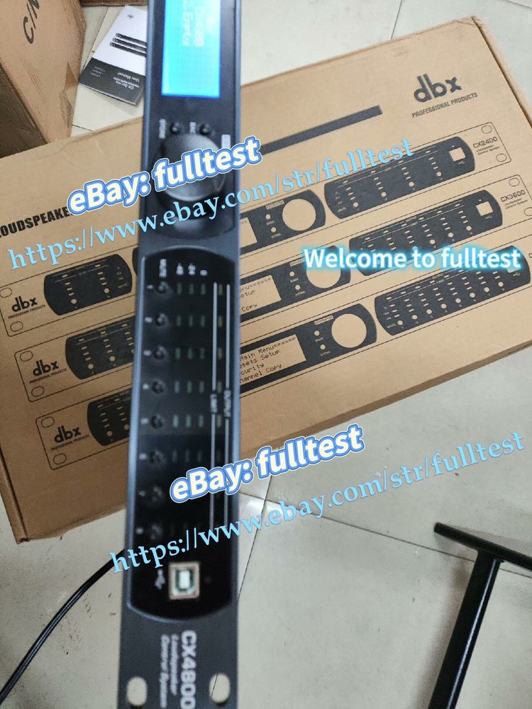 1PCS DBX cx4800 processor, four in eight out audio processor -fulltest