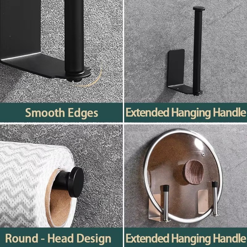 Kitchen Towel Holder Under Sink Organizer Storage Rack